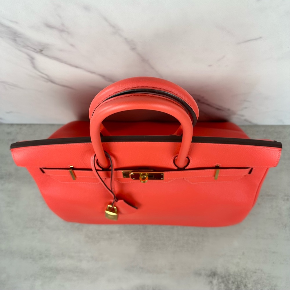 SOLD Hermès Rose Jaipur Epsom Birkin 35 - Picture 15 of 16